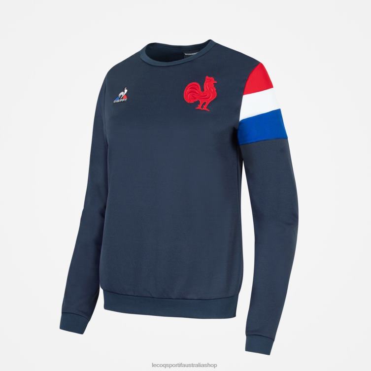 Clothing HVDBF606 Women Le Coq Sportif Sweatshirt Blue