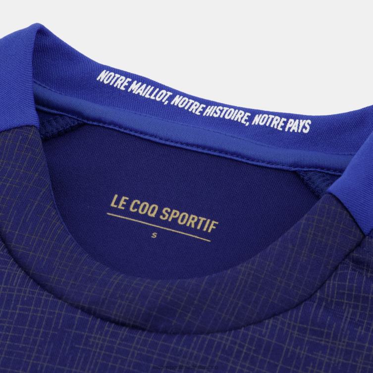 Clothing HVDBF349 Women Le Coq Sportif Replica Jersey Xv De France - Rugby World Cup 2023 Blue