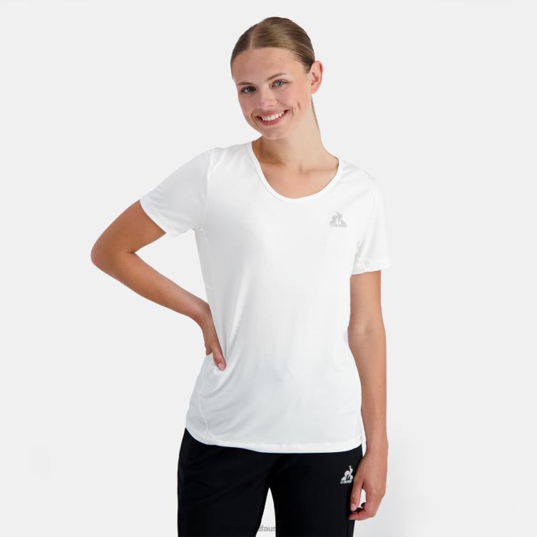 Clothing HVDBF356 Women Le Coq Sportif T-Shirt White