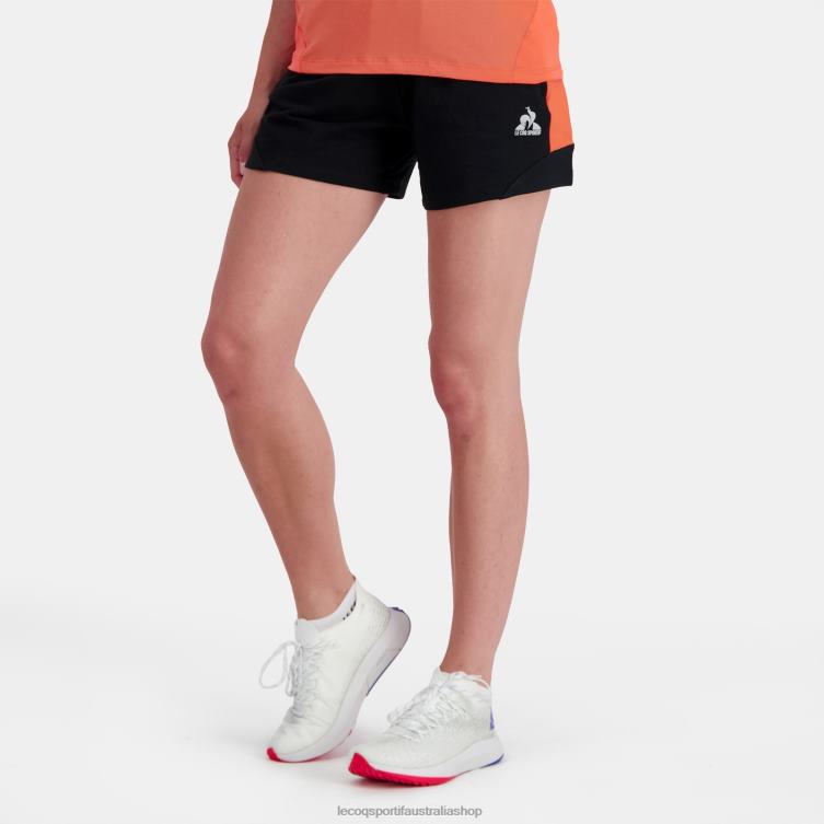 Clothing HVDBF332 Women Le Coq Sportif Shorts Black