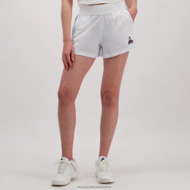 Clothing HVDBF614 Women Le Coq Sportif Shorts White