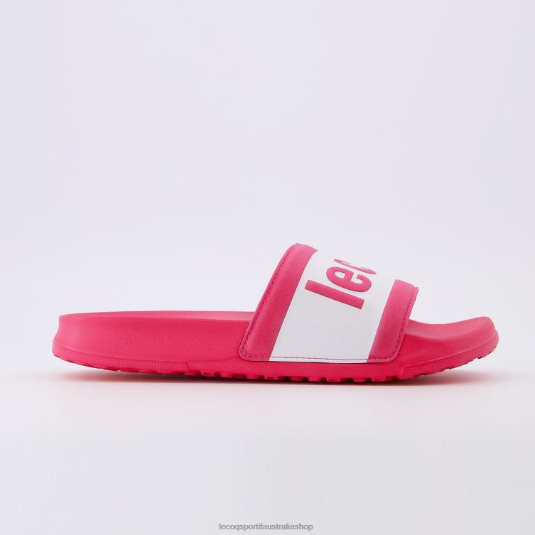 Shoes HVDBF621 Women Le Coq Sportif Slides Pink