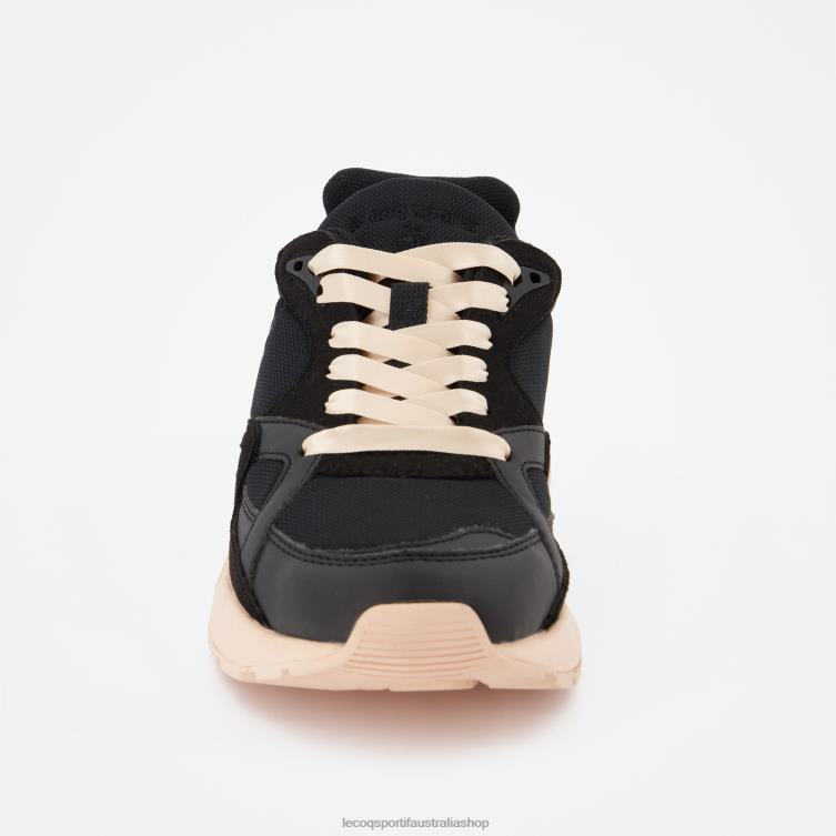 Shoes HVDBF622 Women Le Coq Sportif Shoe Lcs R850 W Street Satin Black